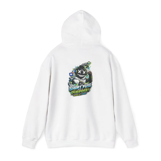 Young Legends Graphic Hoodie — Short Fuse Purpose Backprint "Created by Aiden