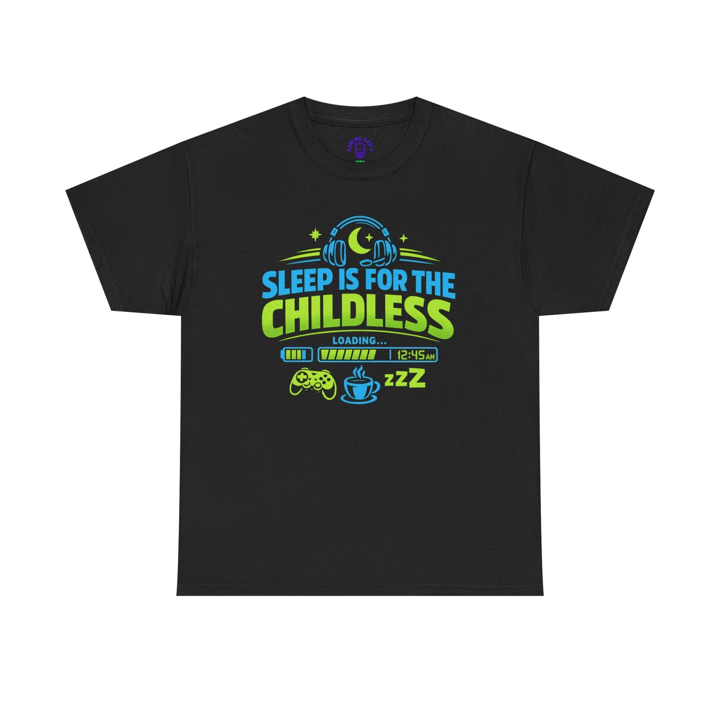 Sleep Is For The Childless Shirt | Funny Gamer Dad T-Shirt | Sleep Deprived Parent Tee | Gaming Dad Shirt | Cozy Gamer Apparel