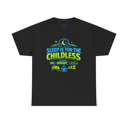 Sleep Is For The Childless Shirt | Funny Gamer Dad T-Shirt | Sleep Deprived Parent Tee | Gaming Dad Shirt | Cozy Gamer Apparel