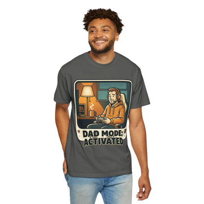 Dad Mode Activated Shirt | Cozy Gamer Dad T-Shirt | Funny Gaming Father Tee | Casual Gamer Lifestyle Shirt | Gaming Dad Apparel