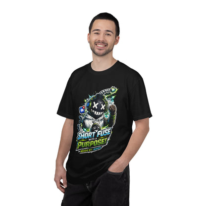 Short Fuse With a Purpose Graphic T-Shirt — Gamer Streetwear Tee "Made by Aiden"