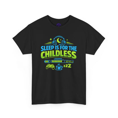 Sleep Is For The Childless Shirt | Funny Gamer Dad T-Shirt | Sleep Deprived Parent Tee | Gaming Dad Shirt | Cozy Gamer Apparel