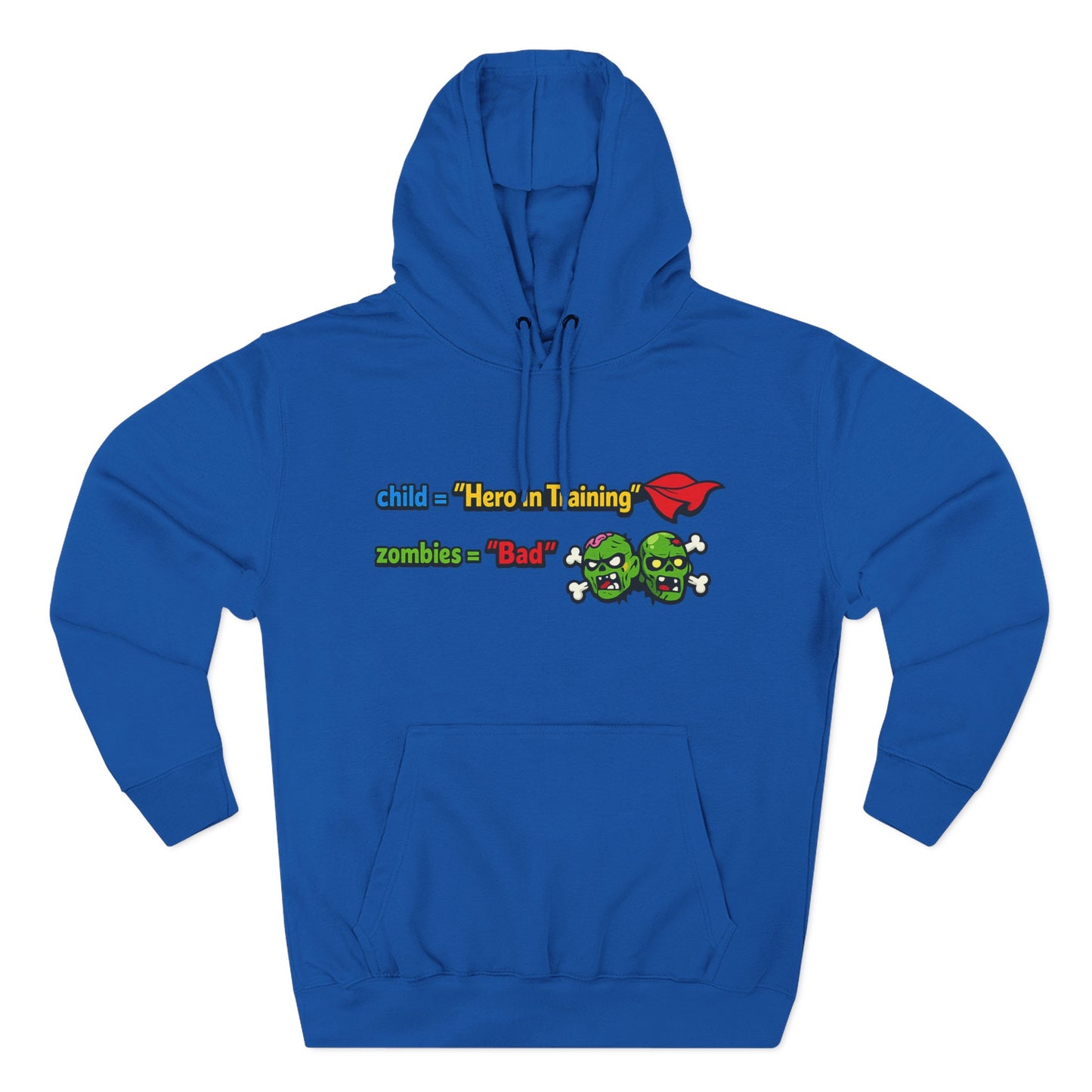Child = “Hero in Training” Gamer Dad Hoodie | Funny Zombie Dad Gaming Hoodie | Gamer Parent Sweatshirt | Funny Family Gaming Hoodie