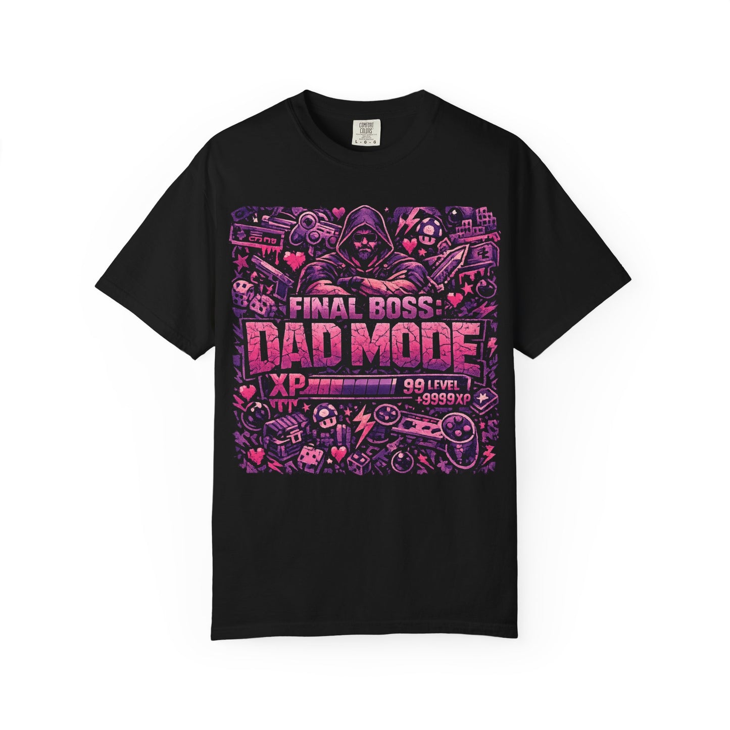 Dad Mode Final Boss T-Shirt — Gamer Father Father’s Day Tee