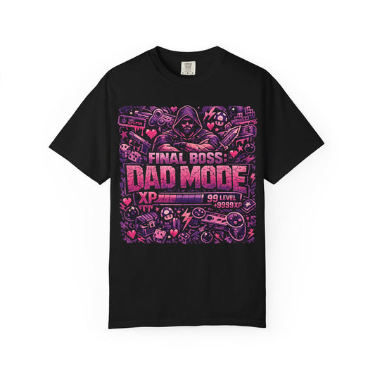 Dad Mode Final Boss T-Shirt — Gamer Father Father’s Day Tee