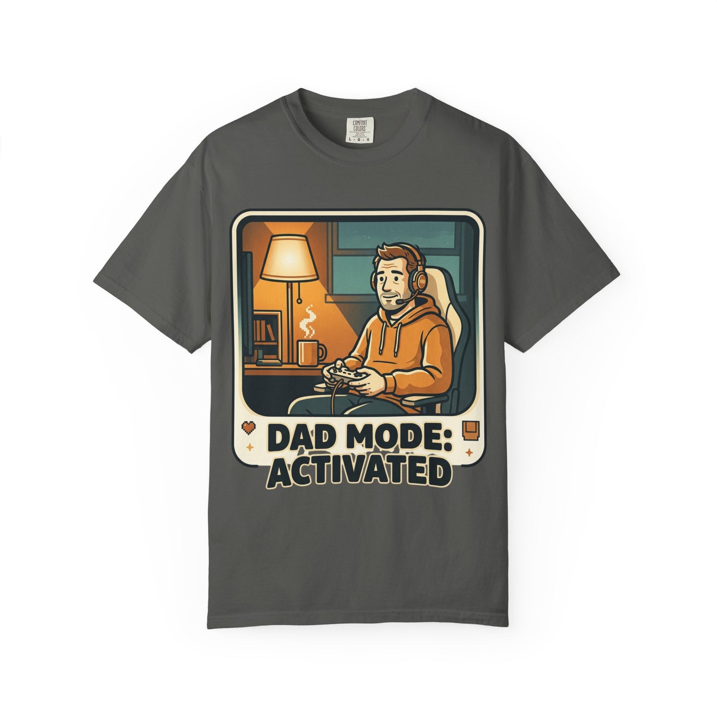 Dad Mode Activated Shirt | Cozy Gamer Dad T-Shirt | Funny Gaming Father Tee | Casual Gamer Lifestyle Shirt | Gaming Dad Apparel