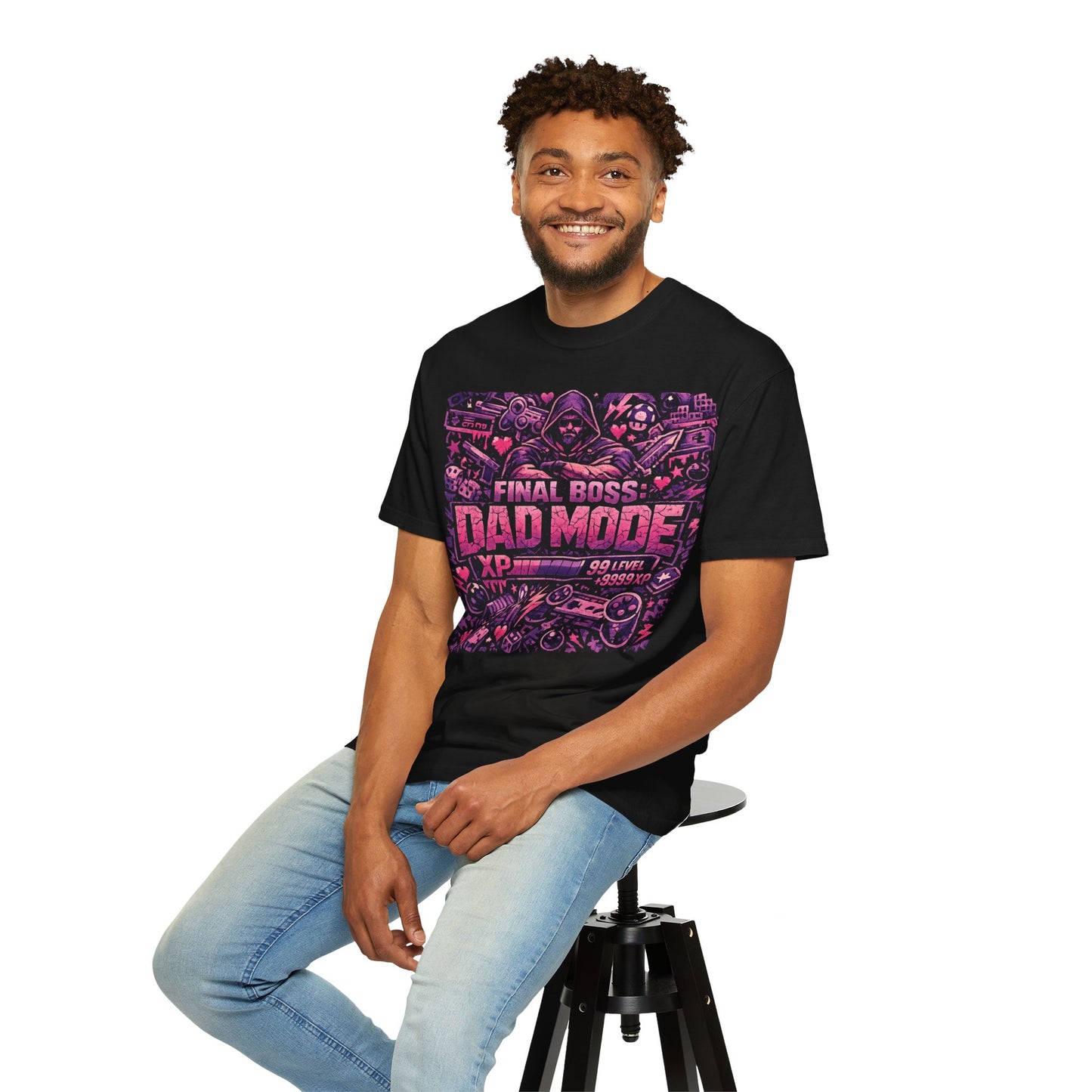 Dad Mode Final Boss T-Shirt — Gamer Father Father’s Day Tee