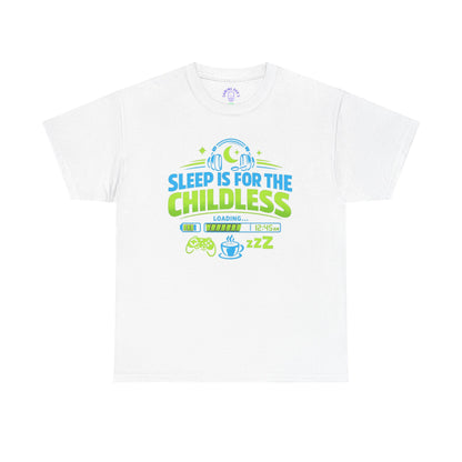 Sleep Is For The Childless Shirt | Funny Gamer Dad T-Shirt | Sleep Deprived Parent Tee | Gaming Dad Shirt | Cozy Gamer Apparel