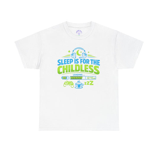 Sleep Is For The Childless Shirt | Funny Gamer Dad T-Shirt | Sleep Deprived Parent Tee | Gaming Dad Shirt | Cozy Gamer Apparel