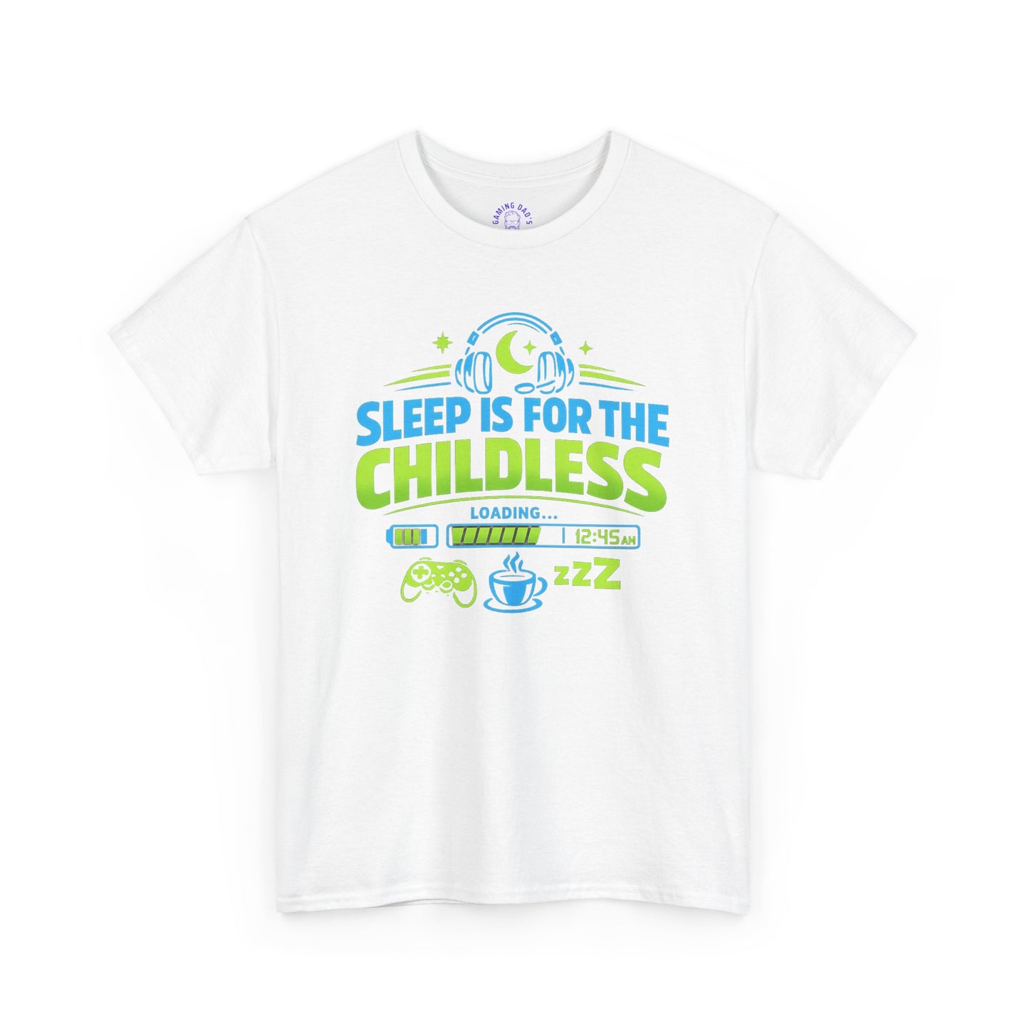 Sleep Is For The Childless Shirt | Funny Gamer Dad T-Shirt | Sleep Deprived Parent Tee | Gaming Dad Shirt | Cozy Gamer Apparel