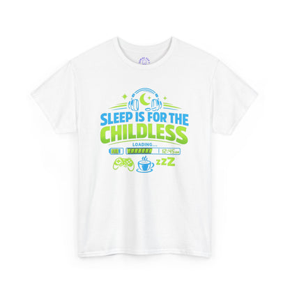 Sleep Is For The Childless Shirt | Funny Gamer Dad T-Shirt | Sleep Deprived Parent Tee | Gaming Dad Shirt | Cozy Gamer Apparel