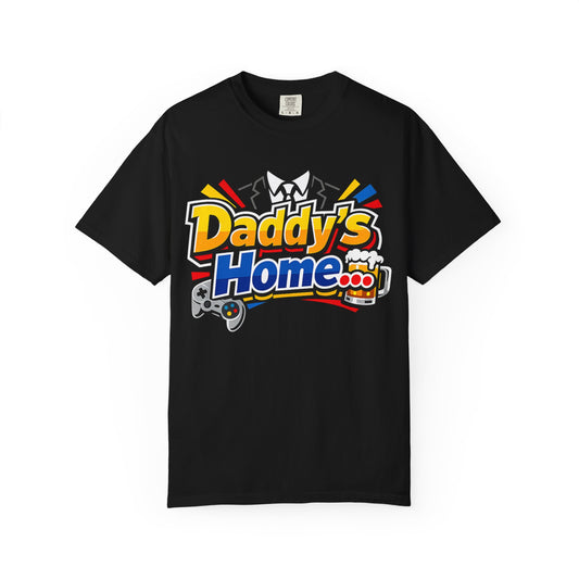 Daddy's Home Gaming T-Shirt — Funny Gamer Dad Tee