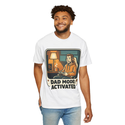 Dad Mode Activated Shirt | Cozy Gamer Dad T-Shirt | Funny Gaming Father Tee | Casual Gamer Lifestyle Shirt | Gaming Dad Apparel