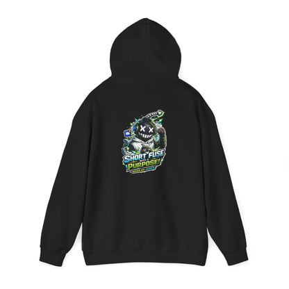 Young Legends Graphic Hoodie — Short Fuse Purpose Backprint "Created by Aiden