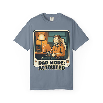 Dad Mode Activated Shirt | Cozy Gamer Dad T-Shirt | Funny Gaming Father Tee | Casual Gamer Lifestyle Shirt | Gaming Dad Apparel
