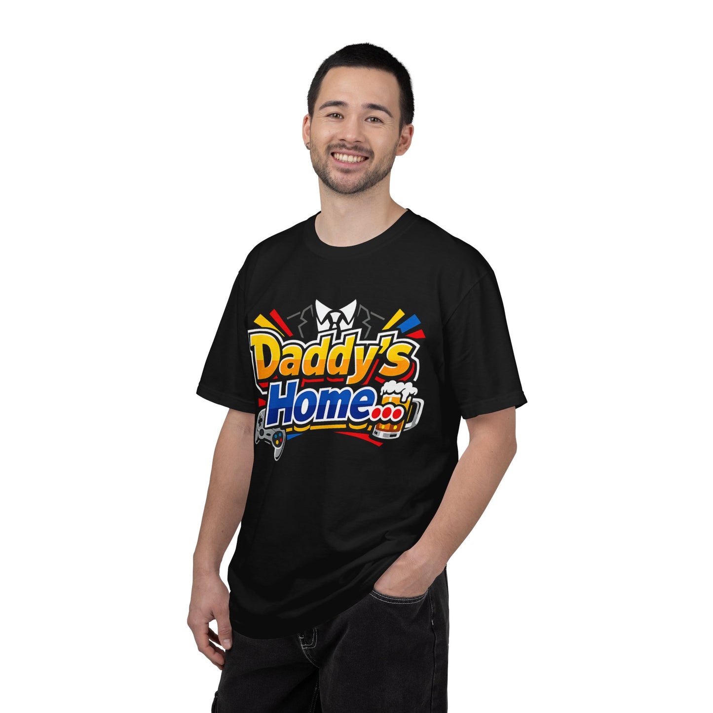 Daddy's Home Gaming T-Shirt — Funny Gamer Dad Tee