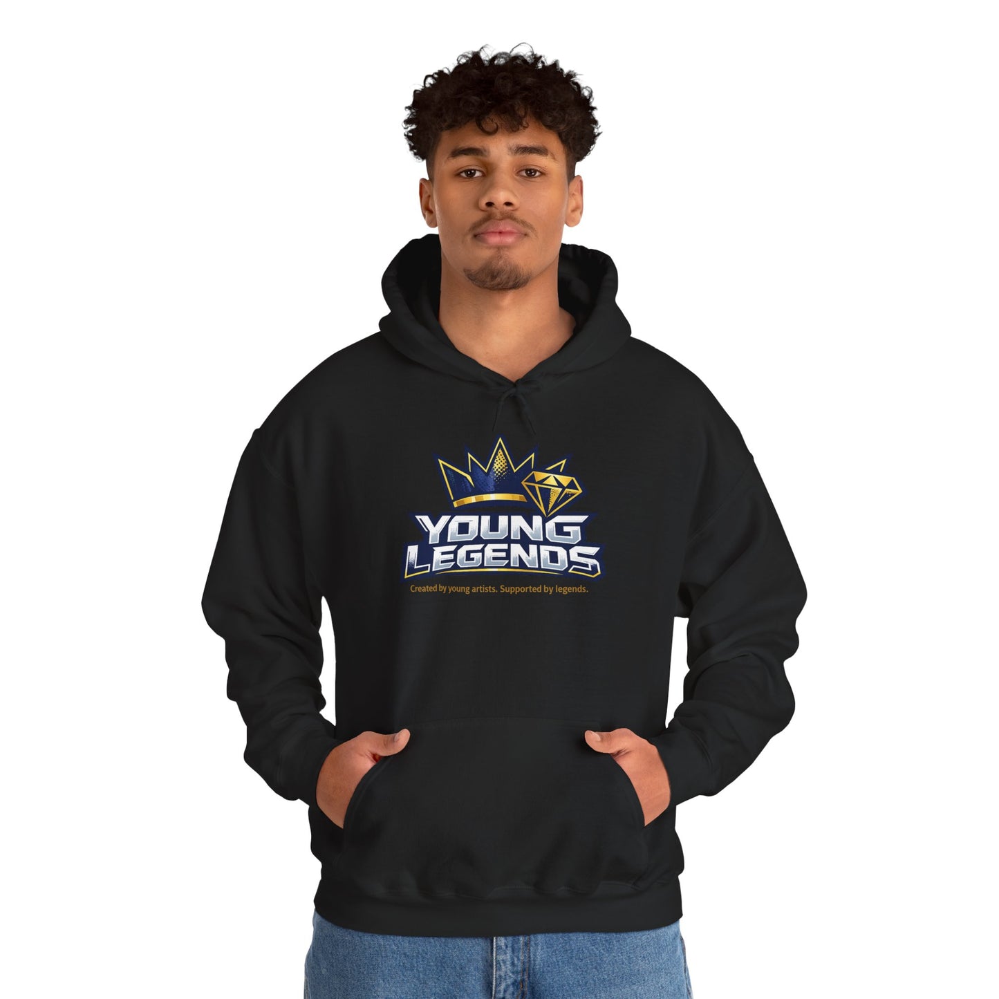 Young Legends Graphic Hoodie — Short Fuse Purpose Backprint "Created by Aiden