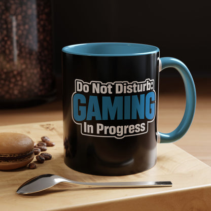 Gaming Mug - "Do Not Disturb: GAMING In Progress" Accent Coffee Cup