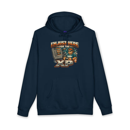 Gamer 'I'm Just Here for XP' Hoodie - Retro Arcade Gaming Sweatshirt